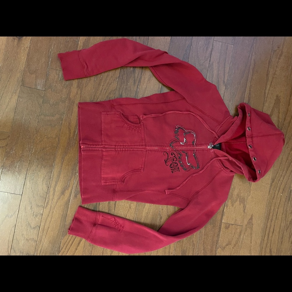 Fox Racing Zipper Hoodie Jacket